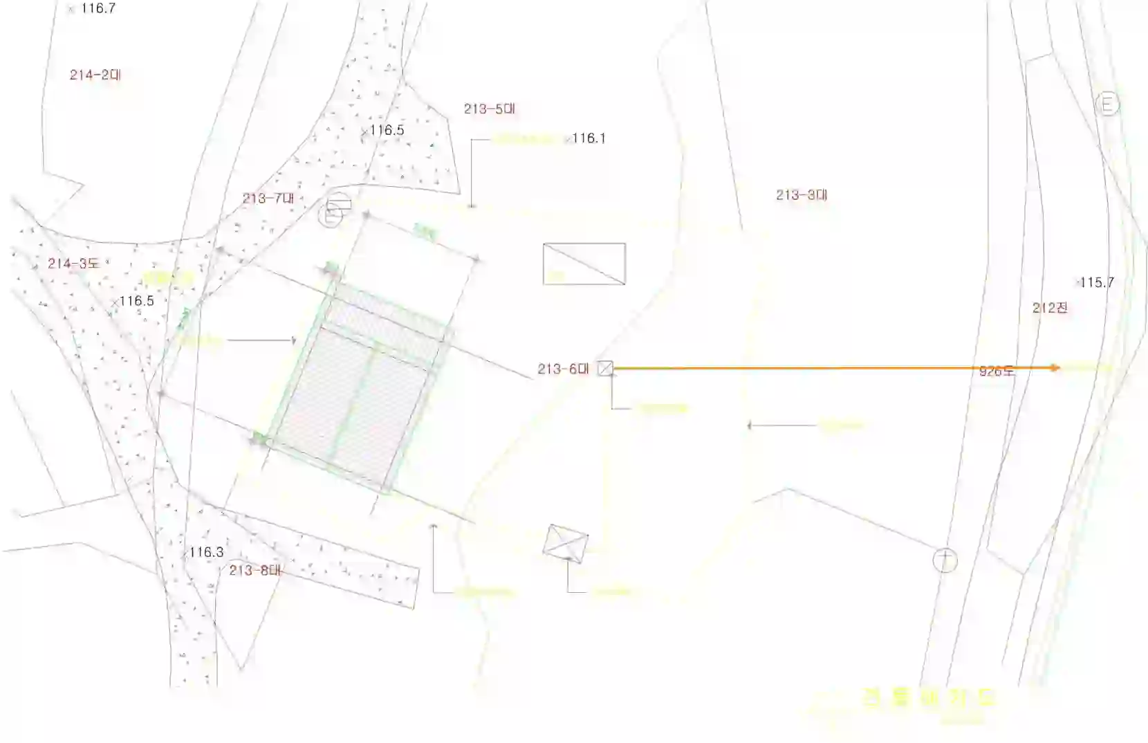 가창리 213-6 배치도 이미지